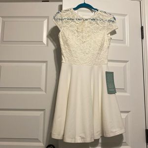 Lace white dress